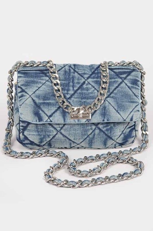 Denim Bag Silver