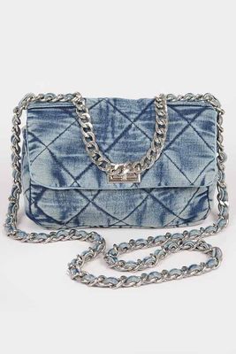 Denim Bag Silver