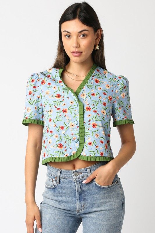 Peppr Floral Top