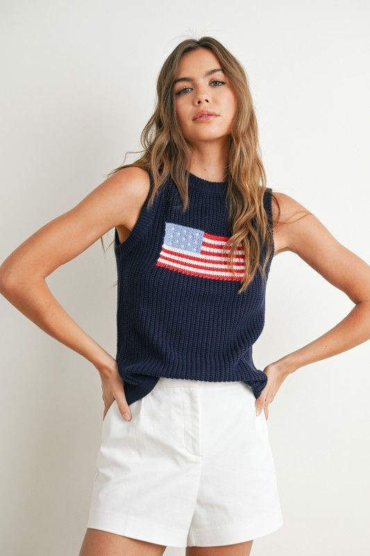 Merica Sweater-nvy