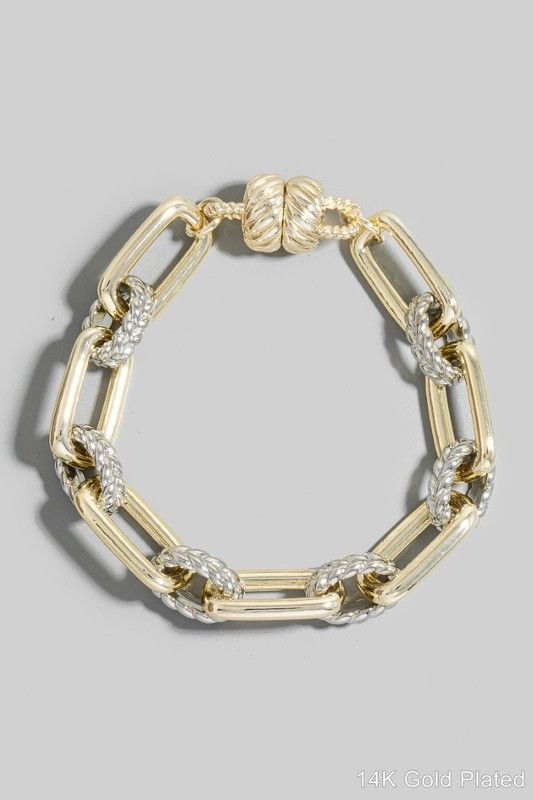 Mixed Big Link Bracelet
