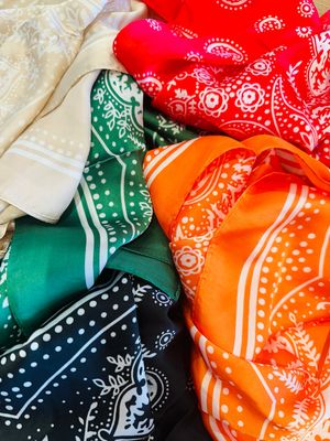Silky Bandana Scarf