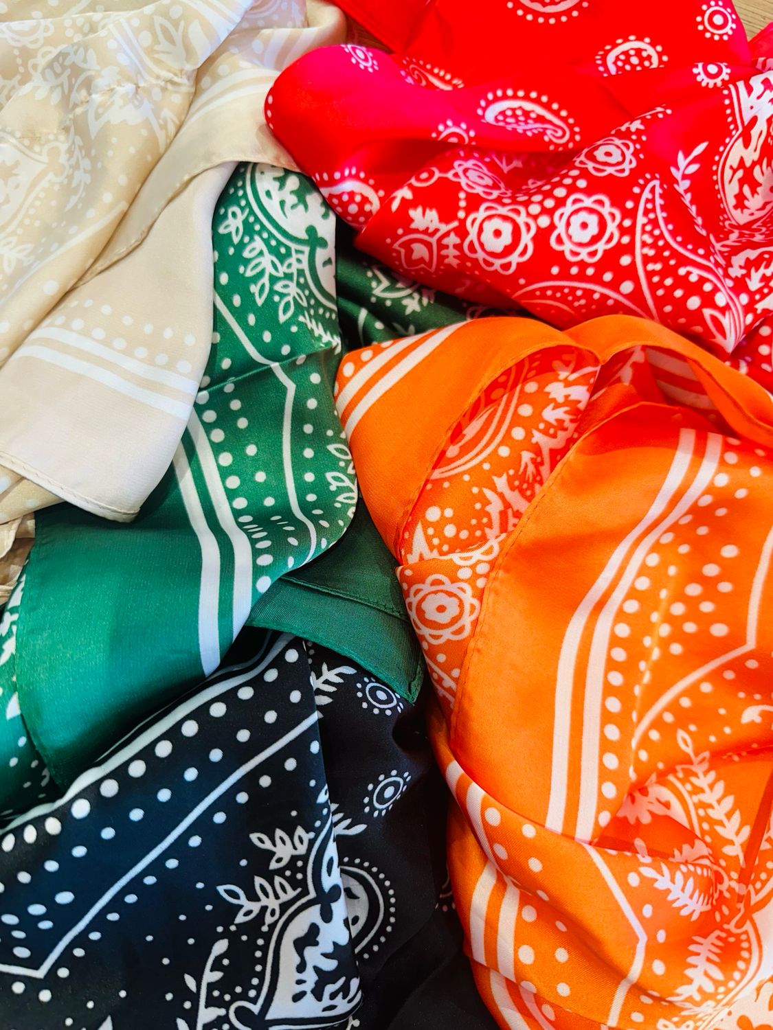 Silky Bandana Scarf
