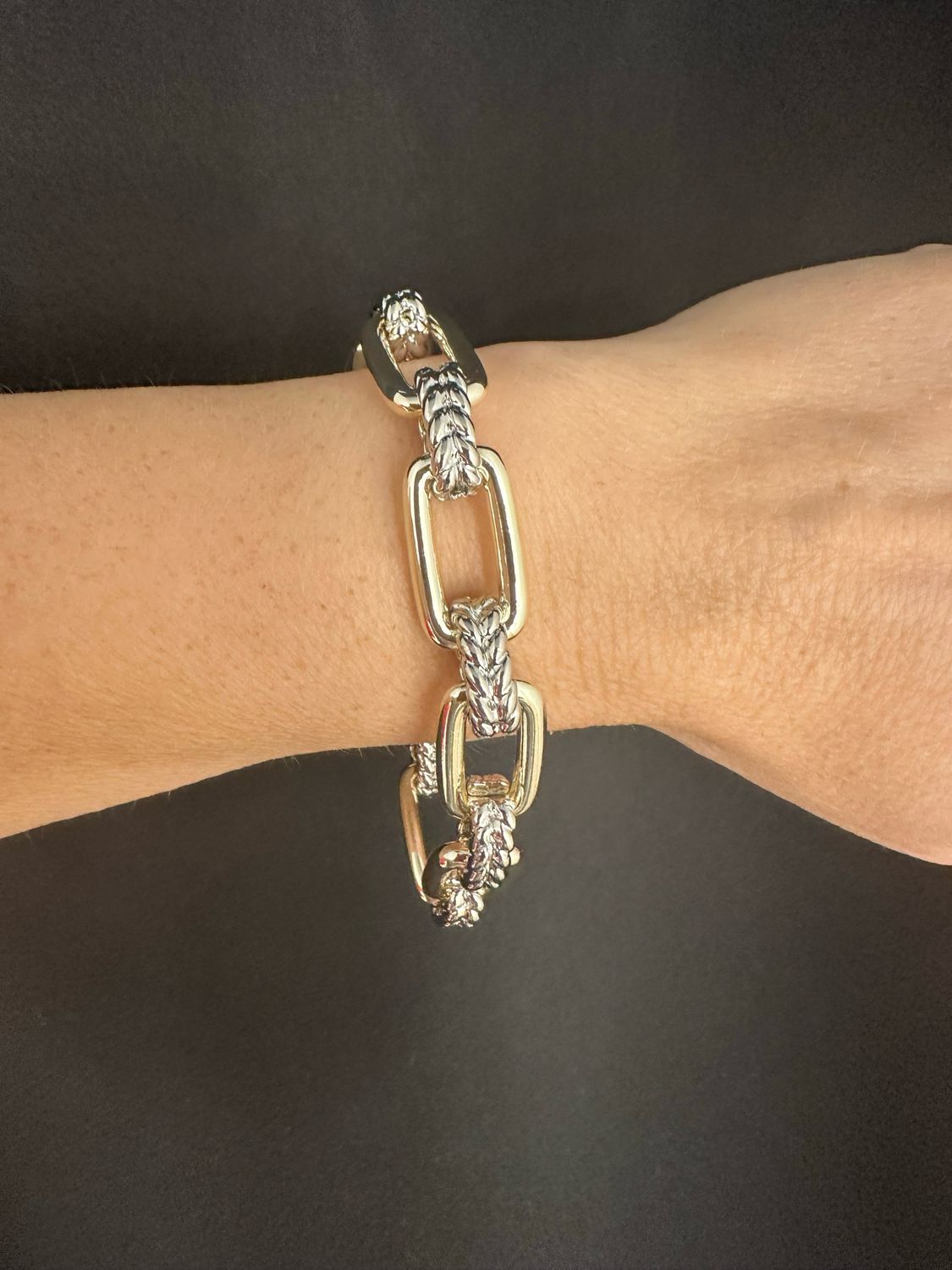 Mixed Big Link Bracelet