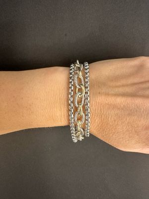 Three Strand Mix Bracelet