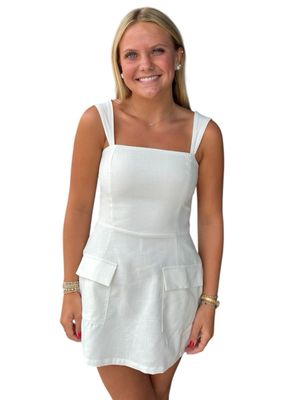 Kate Mini Dress-White