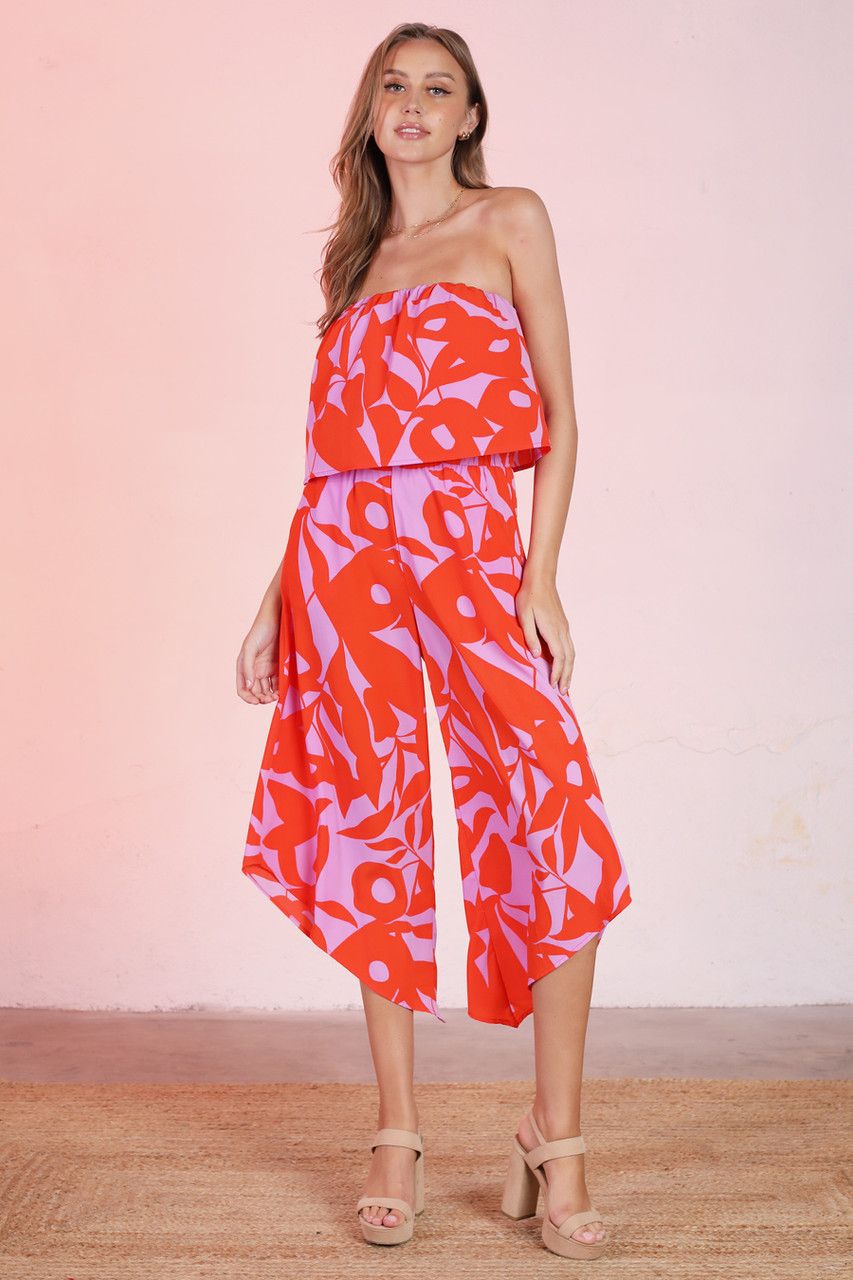 Red Tropical Junie Jumper