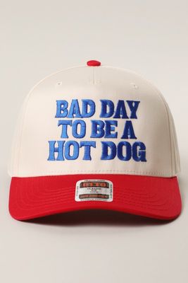 Hot Dog Hat-Red
