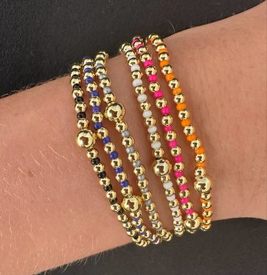 E Beaded Bracelets