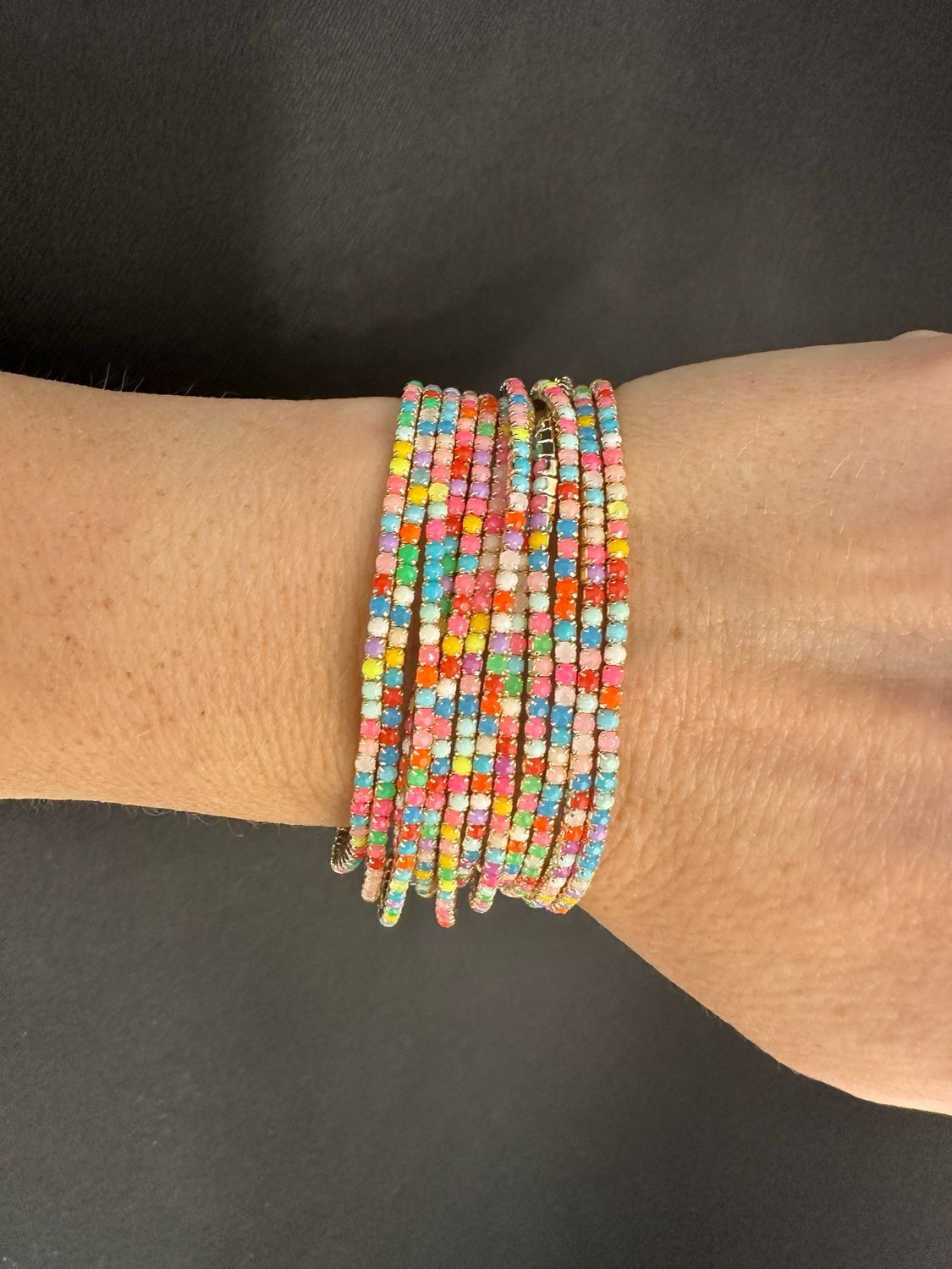 Multi Stone Stretch Bracelets