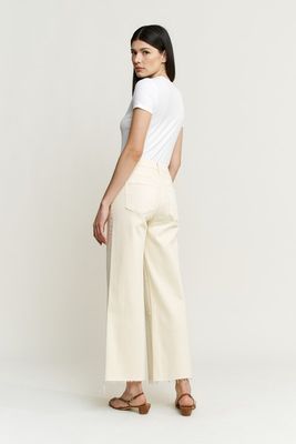 Butter Yellow  Hi Rise Wide Leg