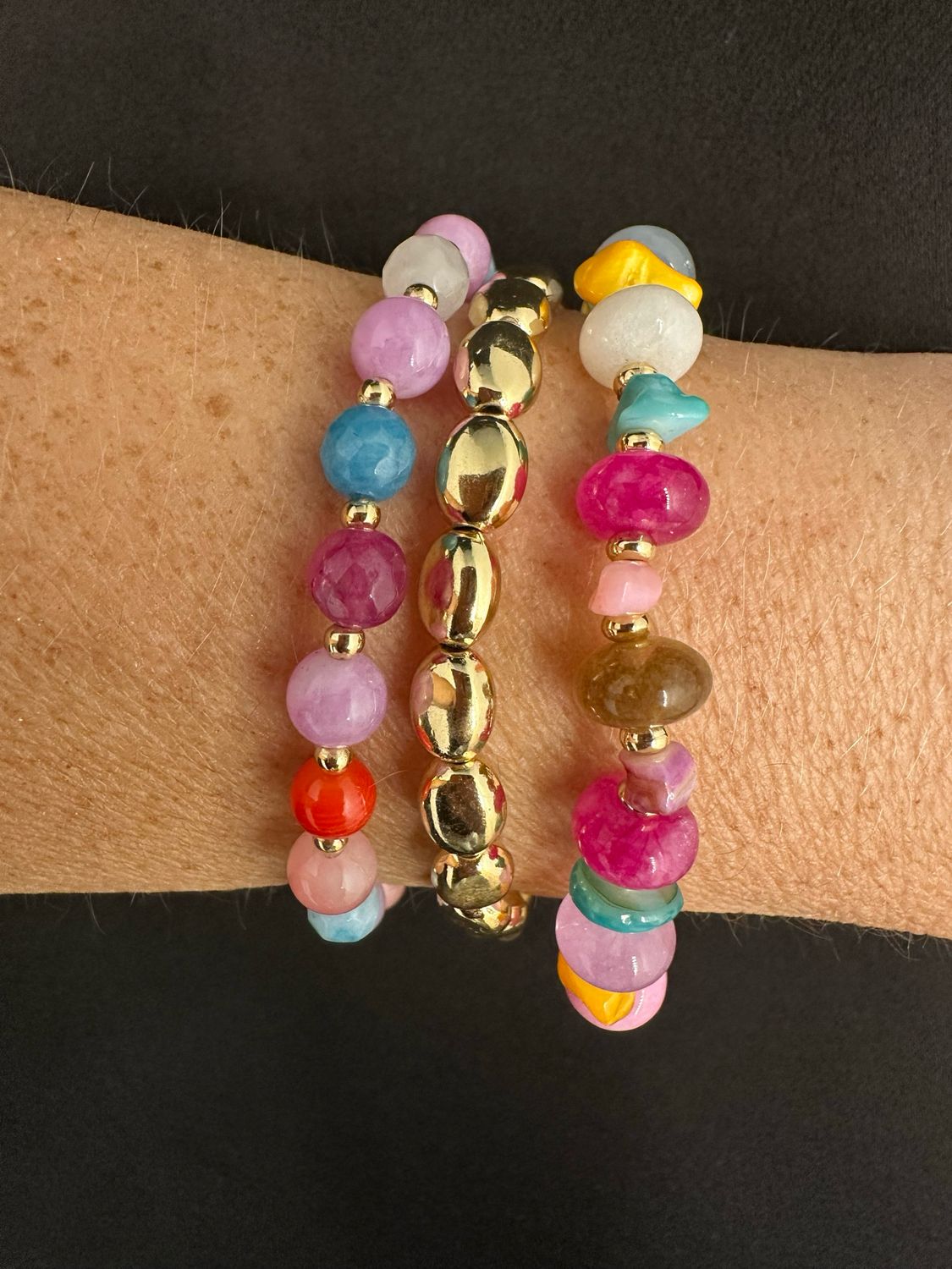 Stone &amp; Metallic Bracelets