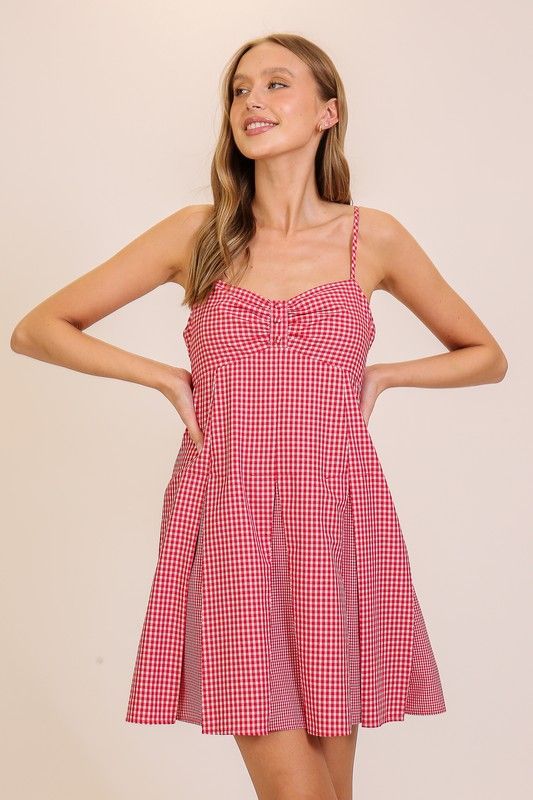 Game Day Gingham Dress