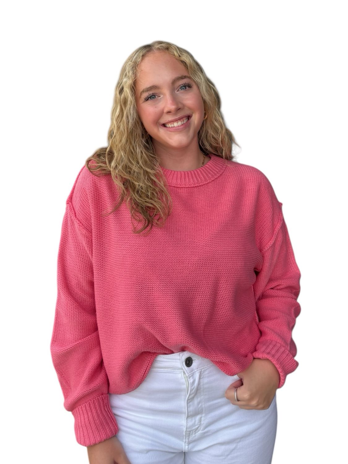 Reese Sweater-Pink
