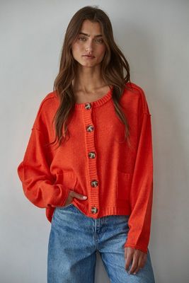 Cloud Nine Cardi-Orange