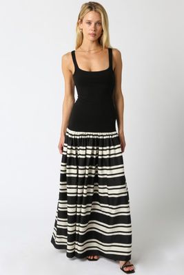 Elina Stripe Maxi Dress