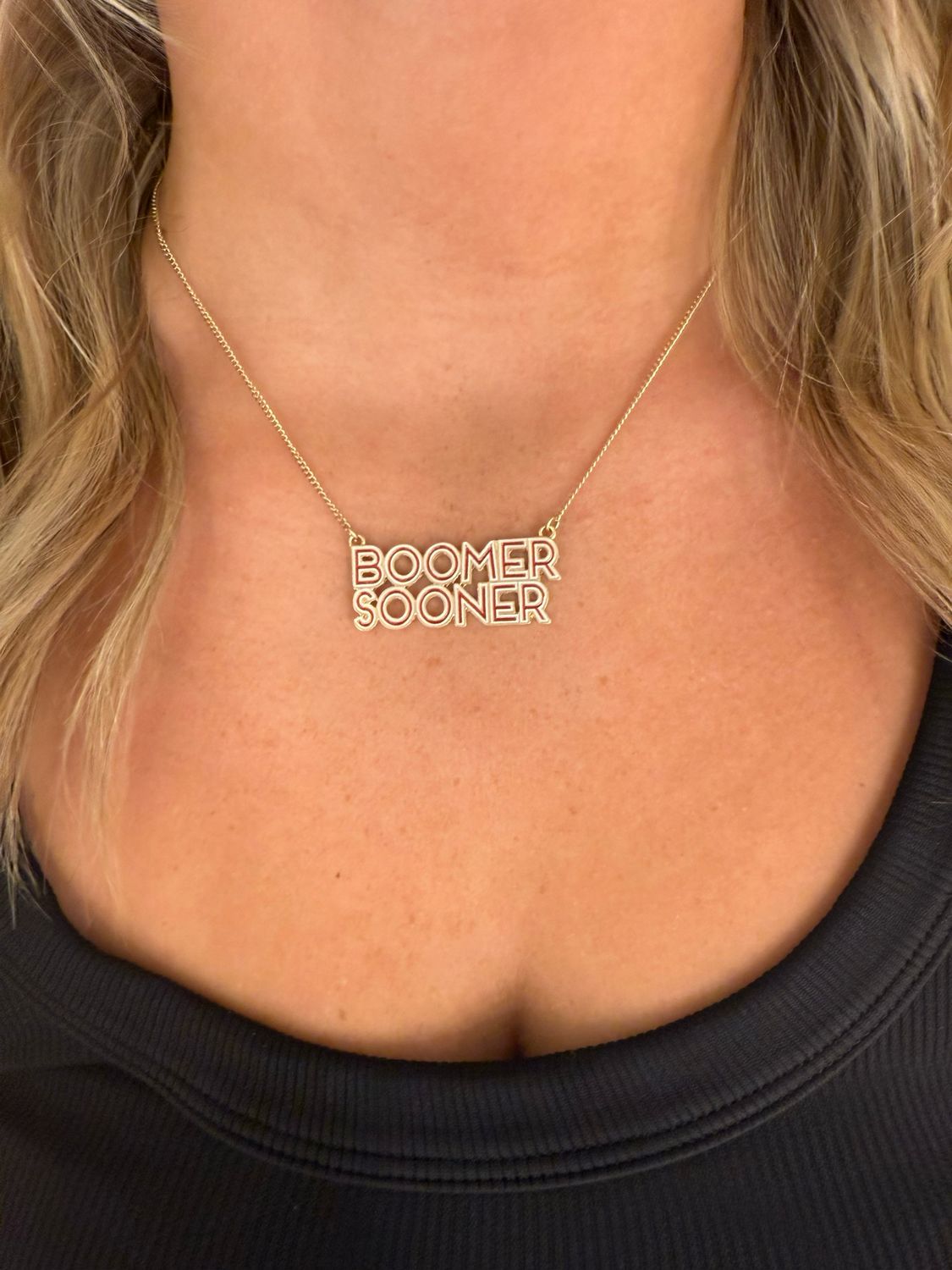 Boomer Sooner Necklace