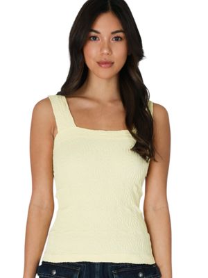 Lace Square Neck-Cream