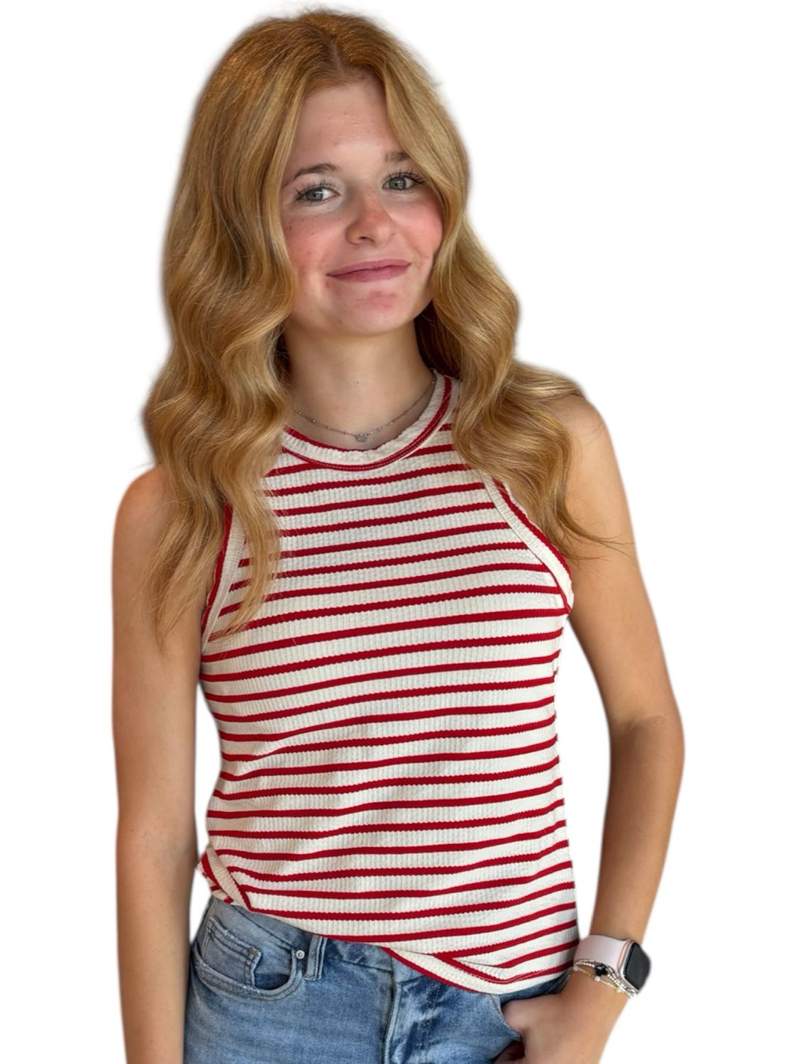 Boomer Sooner Stripe Tank