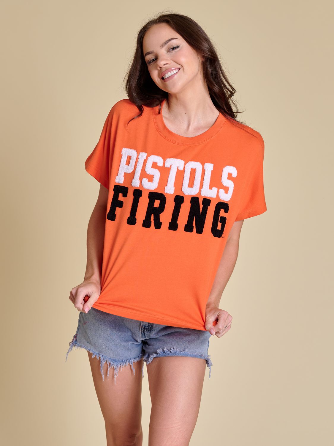 Pistols Firing Boxy Tee