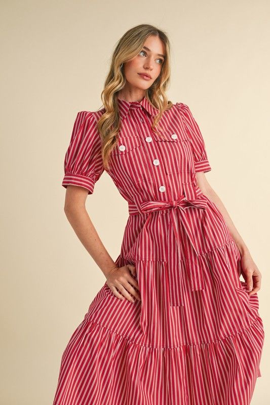 Feeling Redd Midi Dress