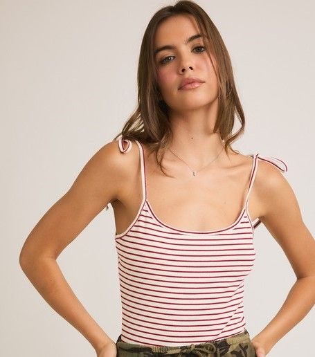 Red Stripe Bodysuit