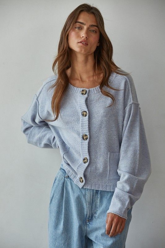 Cloud Nine Cardi-Blue