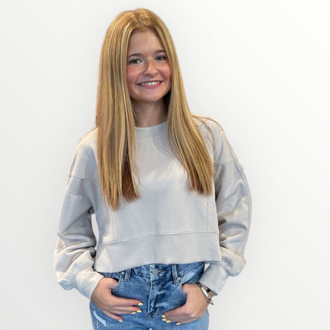 Zoe Pullover-Stone