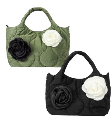 Quilted Floral Bag
