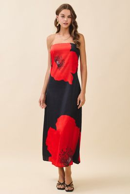 Jumbo Red Floral Maxi