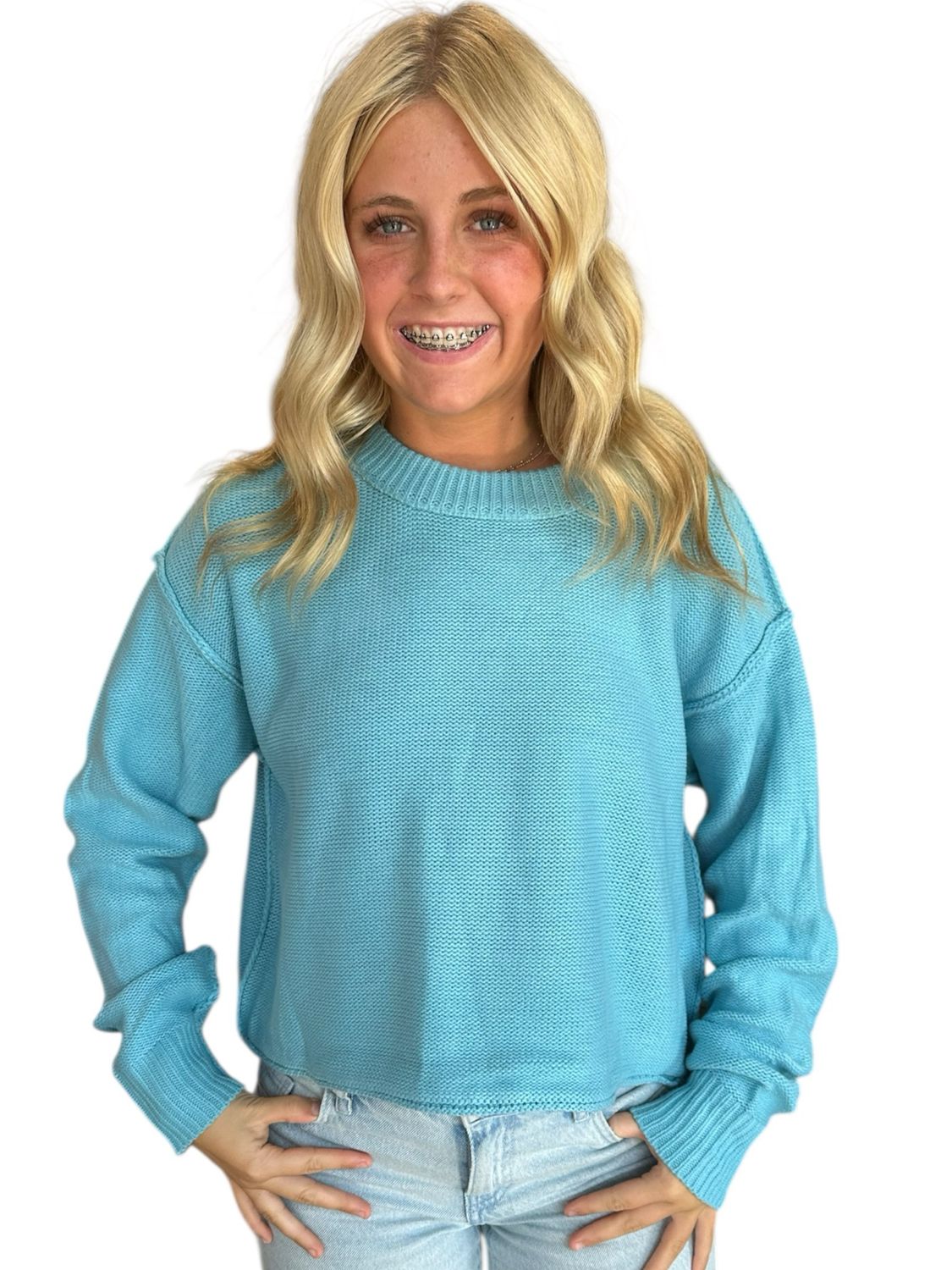 Reese Sweater-Blue