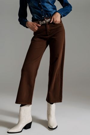 Dk Choc Wide Leg