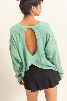 Our Time Layer Top-Emerald