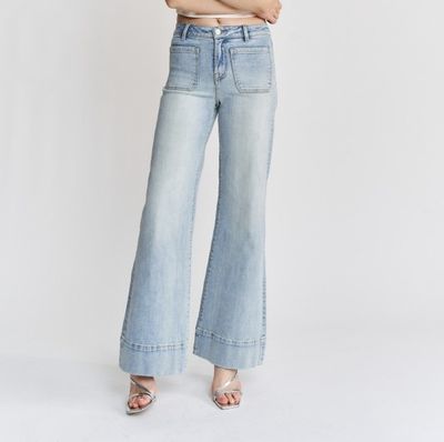 Hoki Front Pocket Wide Leg Jean