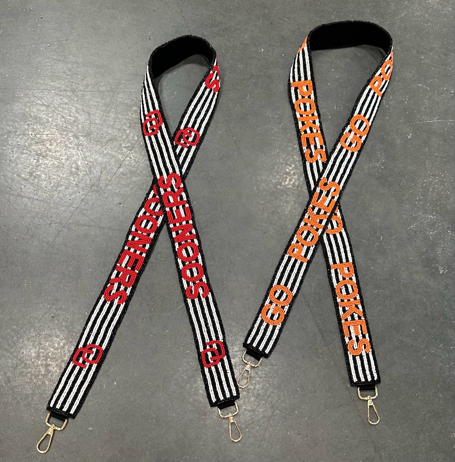 Stripe Game Day Straps