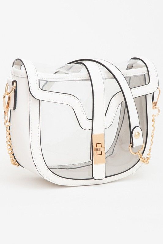 Clear Saddle Bag
