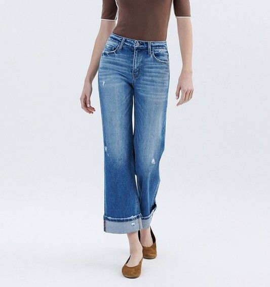 Med Hi Rise Slim Crop