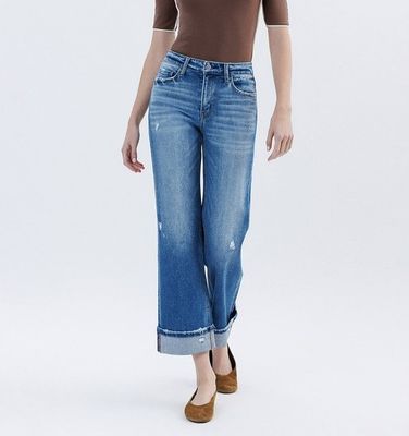 Med Hi Rise Slim Crop