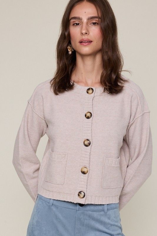 Shea Cardigan-Oat