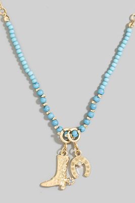 Turq Western Necklace