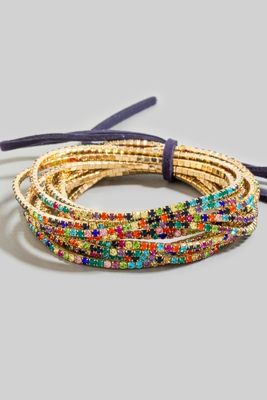 Bright Multi Stone Brace Set