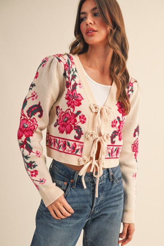 Sweet June Tie Sweater