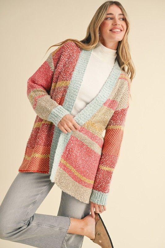 Olivia Oversized Cardi-Orange
