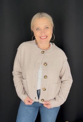 Shea Cardigan-Oat