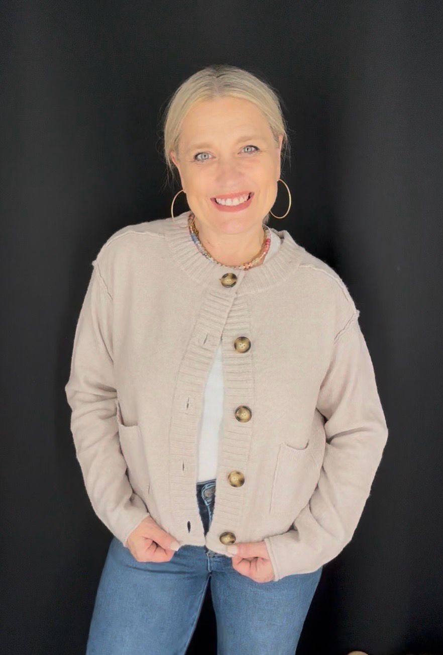 Shea Cardigan-Oat