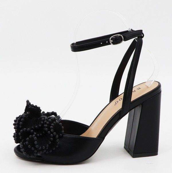 Blooming Heel-Blk