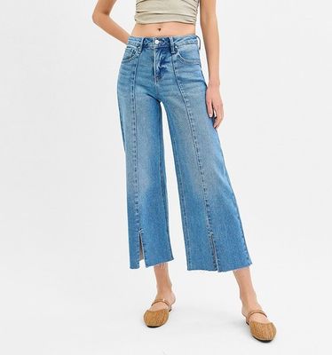 Lani Mid Rise Wide Slit Jean