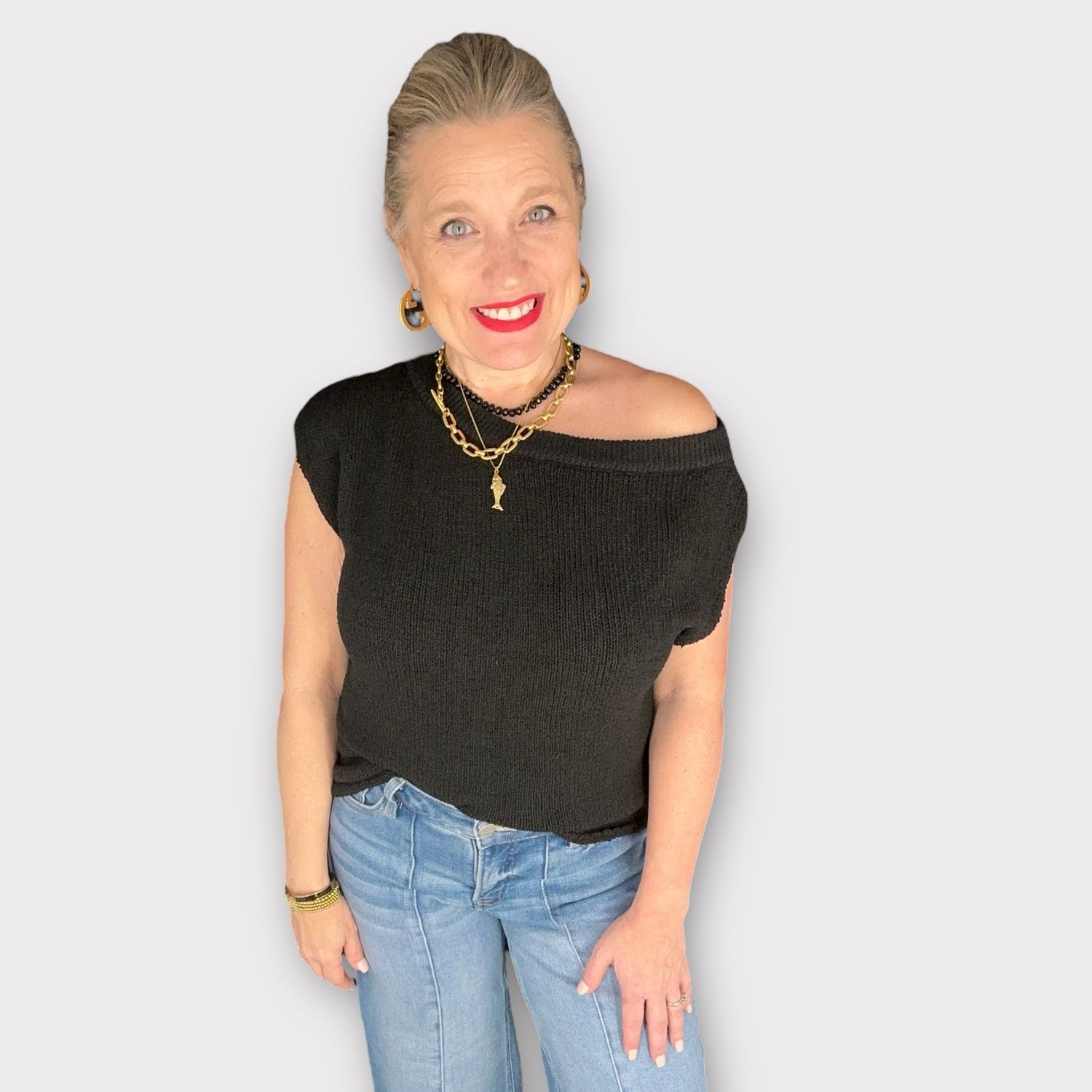 Casey Off Shoulder Sweater