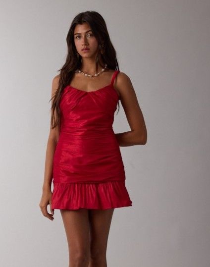 Flame Red Dress