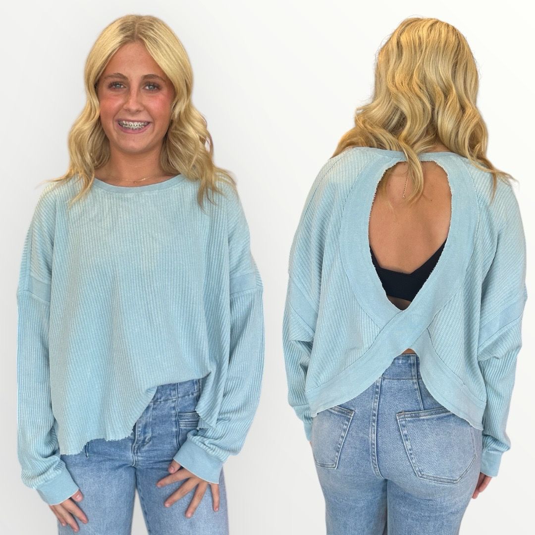 Our Time Layer Top-Blue